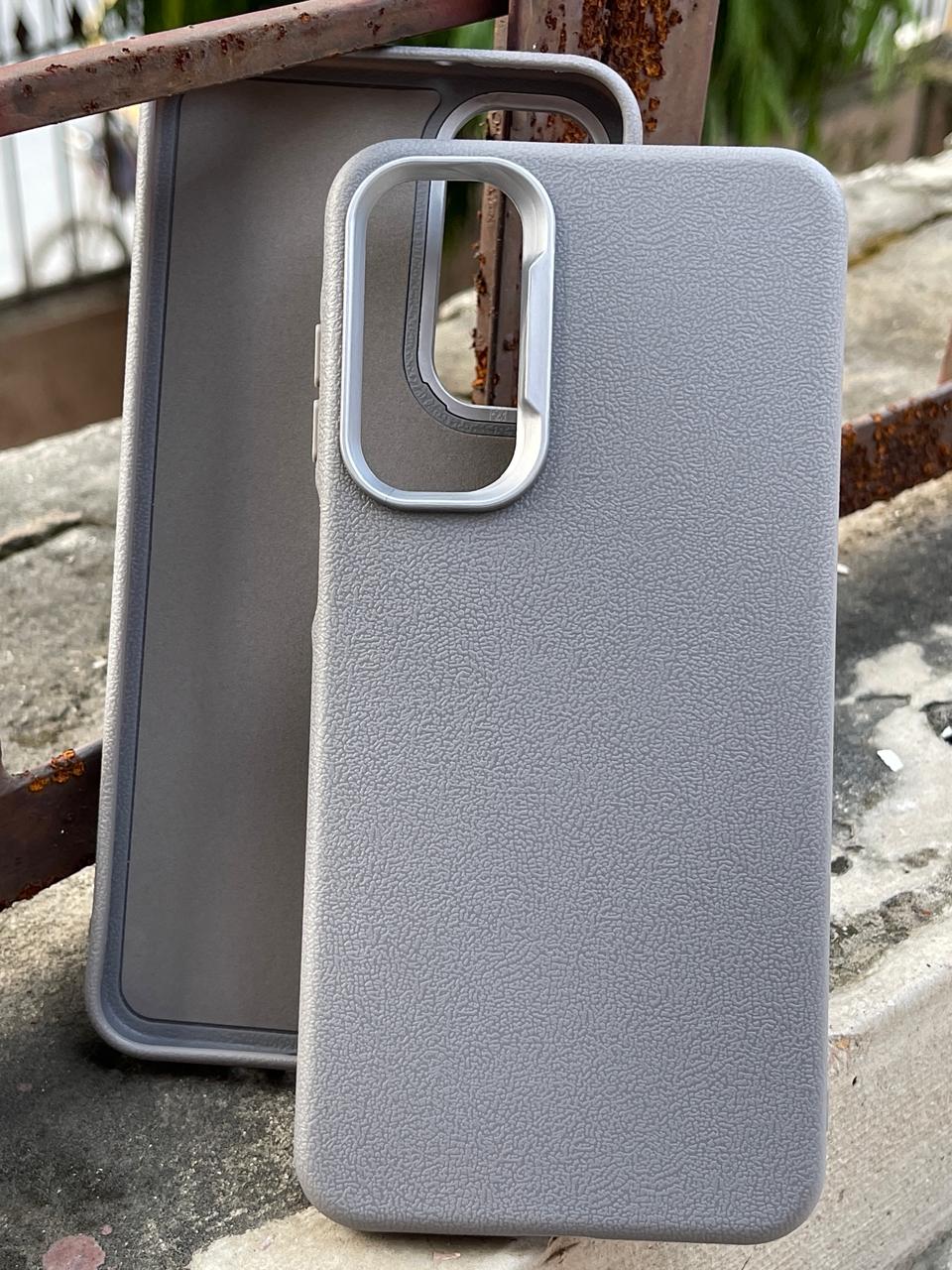Samsung Galaxy "A16" Leather Textured Case - Gray