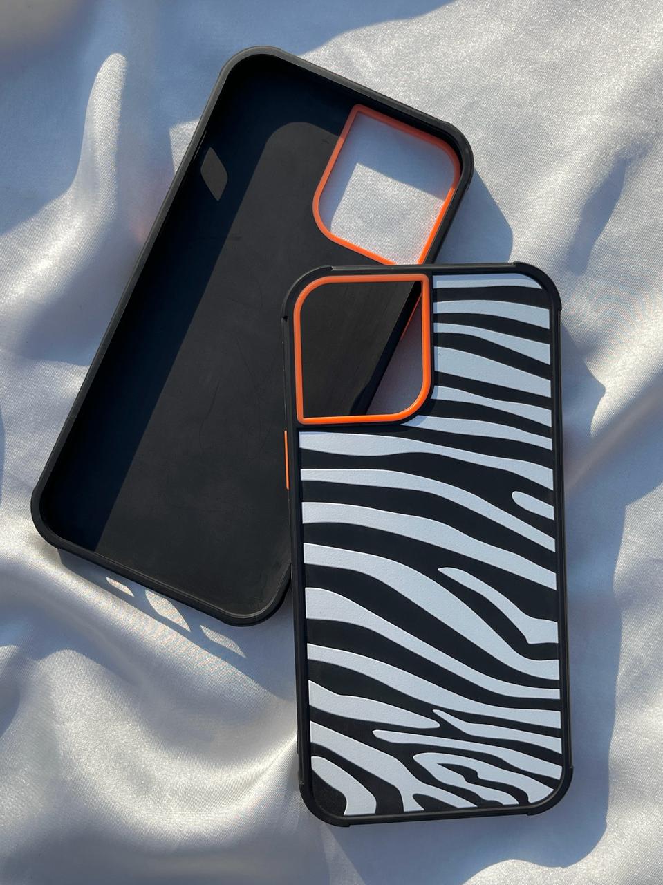 iPhone "12 Pro Max" Premium High-Grade Silicone "Zebra" Edition Case