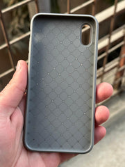 iPhone "X/XS" Premium Woven "Leather Feel" Case - Gray