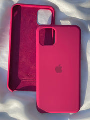 iPhone "11 Pro Max" Silicone Case "Neon Pink"