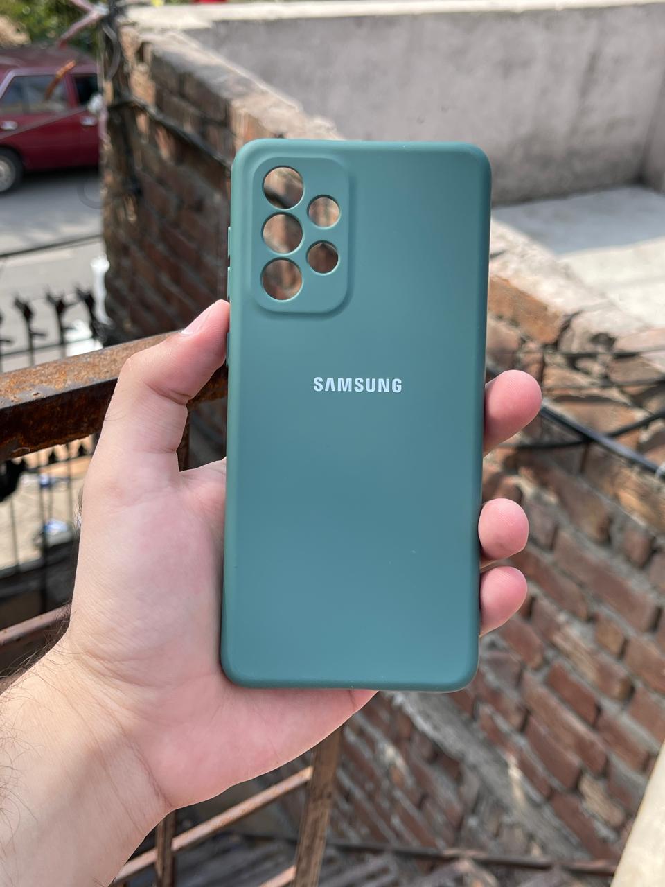 Samsung Galaxy "A33" Premium Silicone Case - Green