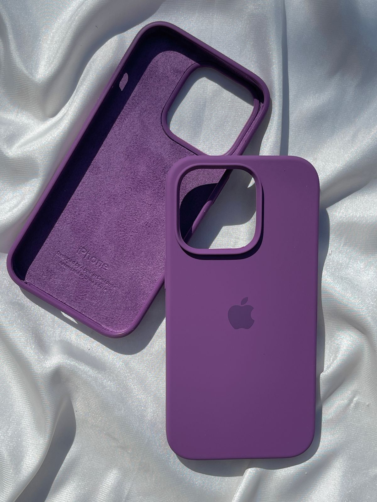 iPhone "14 Pro" Silicone Case "Purple"