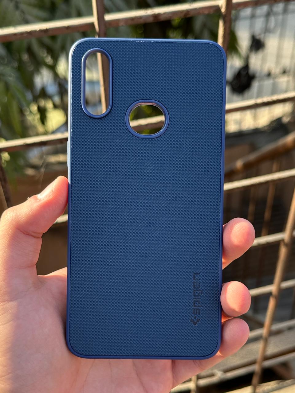 Samsung Galaxy "A10S" Spigen Rugged Texture Case - Blue