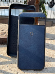 Google Pixel "8" Premium Leather Texture Case - Blue
