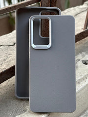 Samasung Galaxy "A52/A52S" Leather Textured Case - Gray