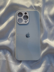 iPhone "14 Pro Max" Tempered Glass  "Chrome" Case