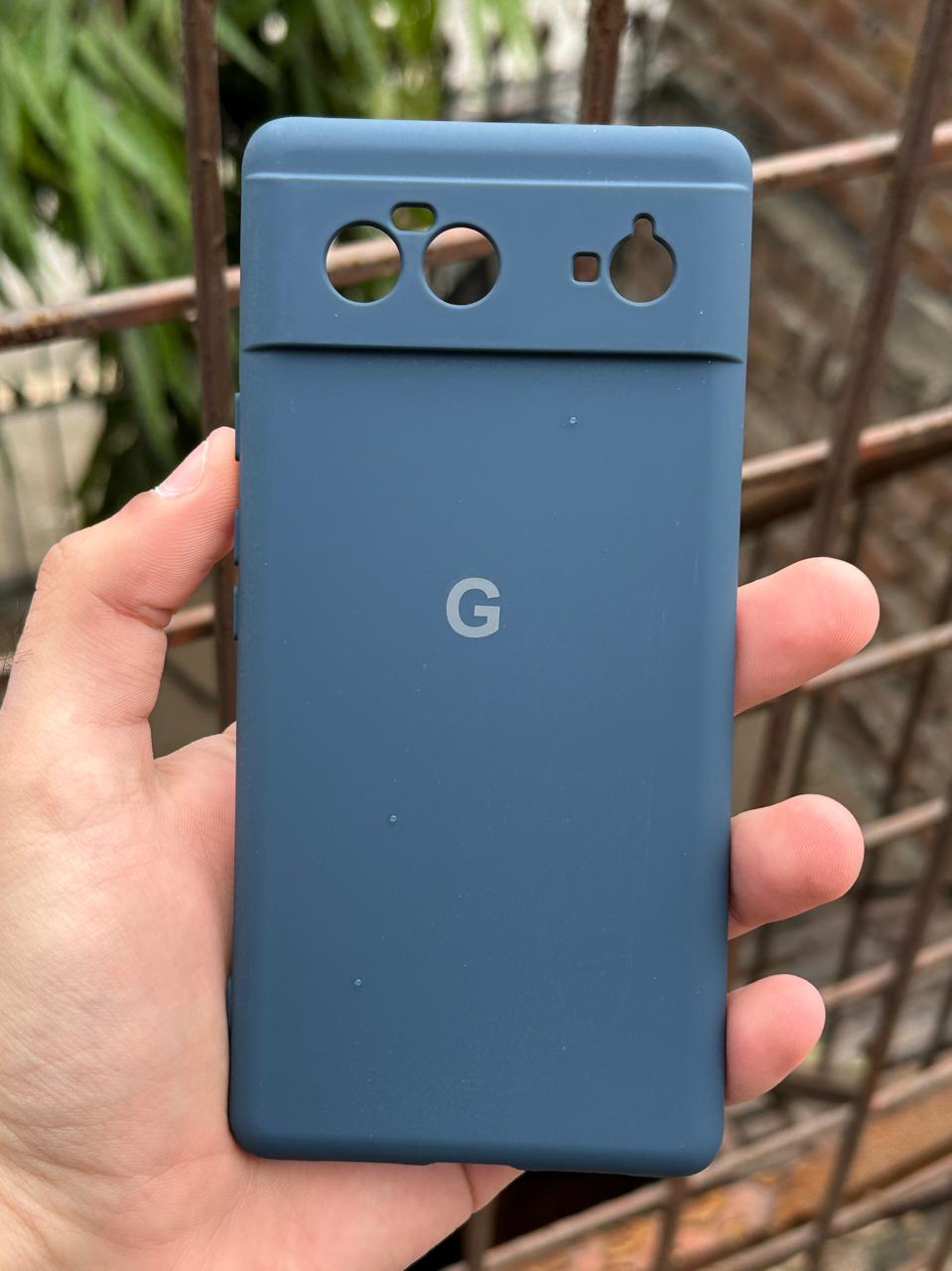 Google Pixel "6" Silicone Case "Blue"