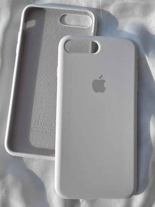 iPhone "7/8 Plus" Silicone Case "Pearl White"