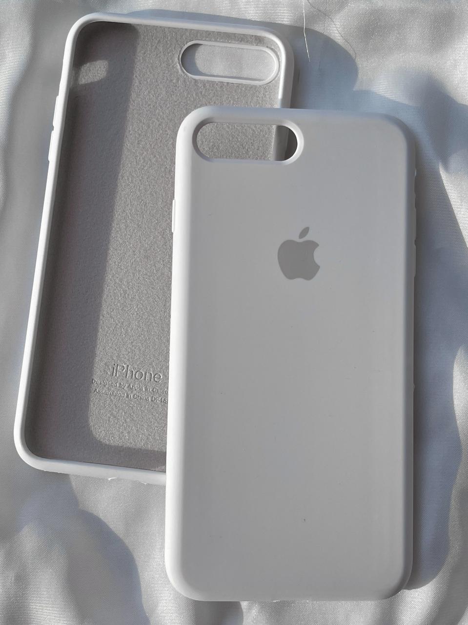 iPhone "7/8 Plus" Silicone Case "Pearl White"