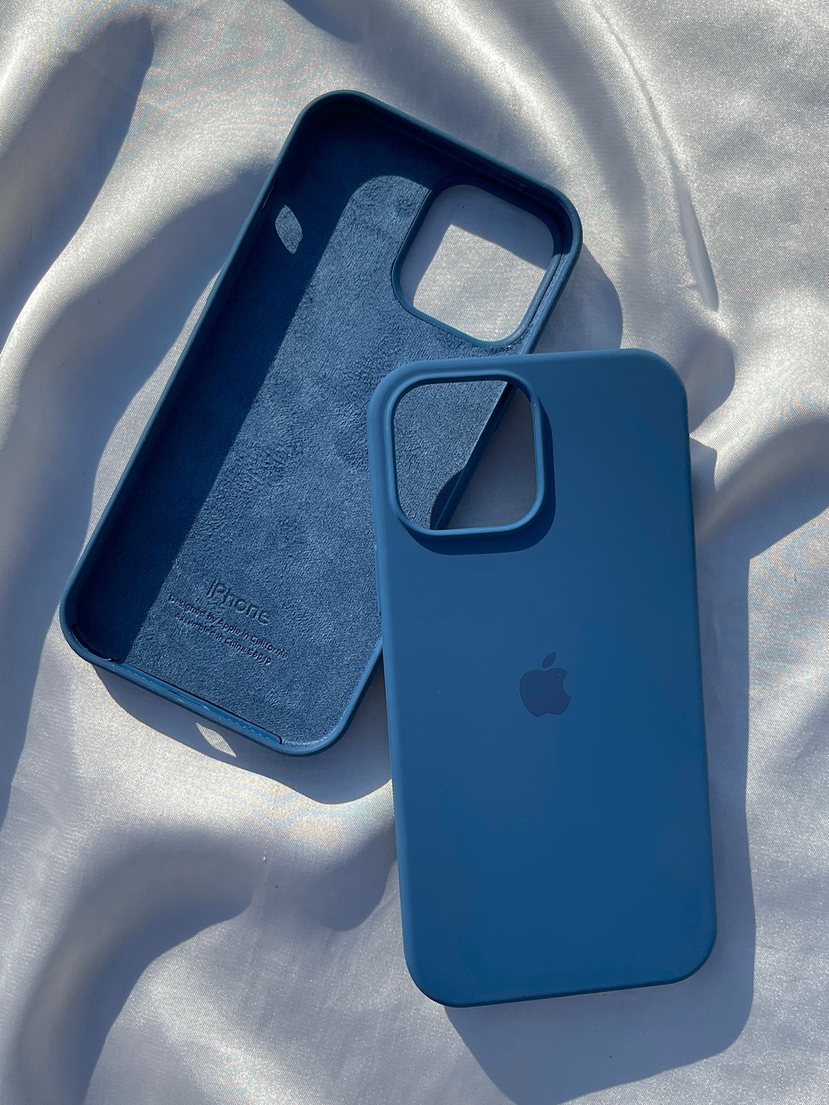 iPhone "13 Pro Max" Silicone Case "Dark Blue"