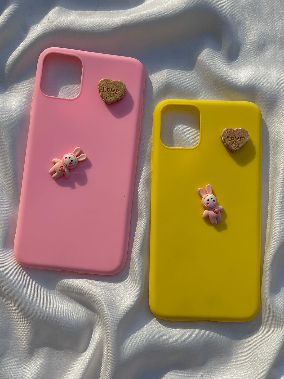 iPhone "11 Pro Max" 3D Silicone Case "Bear and Love" Edition