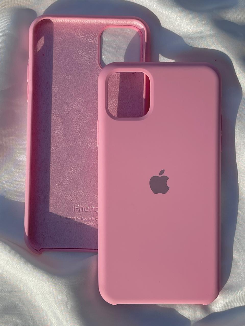 iPhone "11 Pro Max" Silicone Case "Baby Pink"