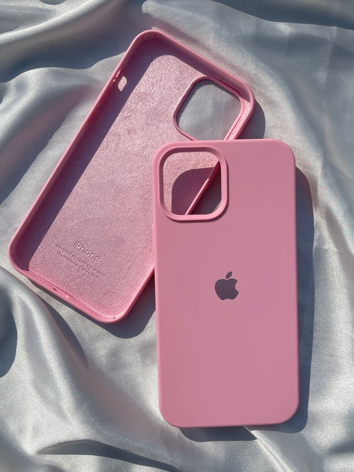 iPhone "12 Pro Max" Silicone Case "Baby Pink"