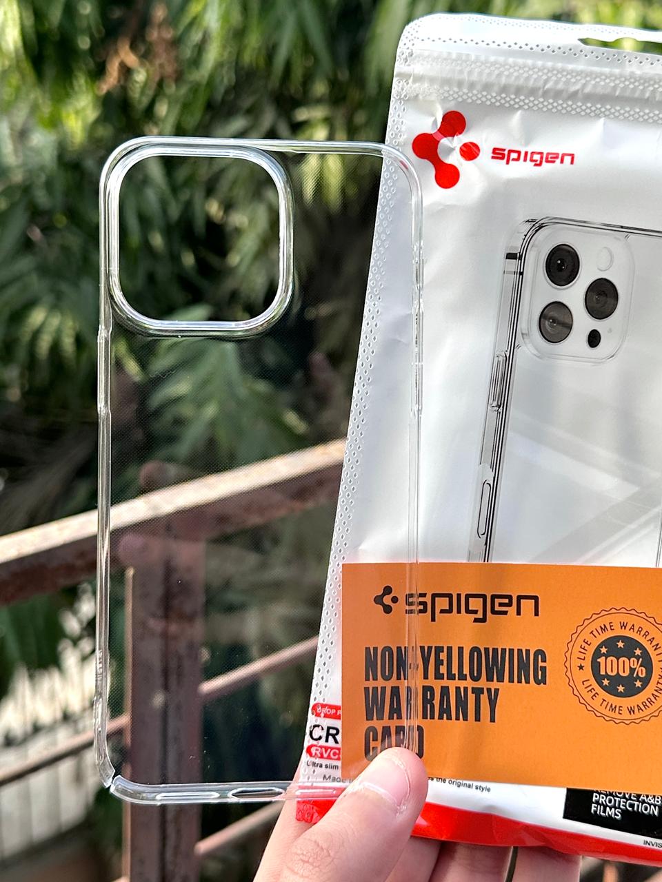 iPhone "15 Pro Max" Premium Spigen Transparent Case "ANTI-YELLOWING"