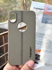 iPhone "XR" Spigen Premium Woven Stitched Case - Gray