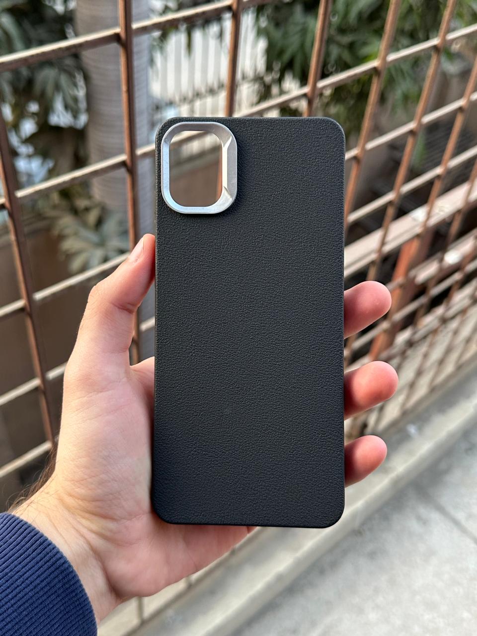 Samasung Galaxy "A05" Leather Textured Case - Black