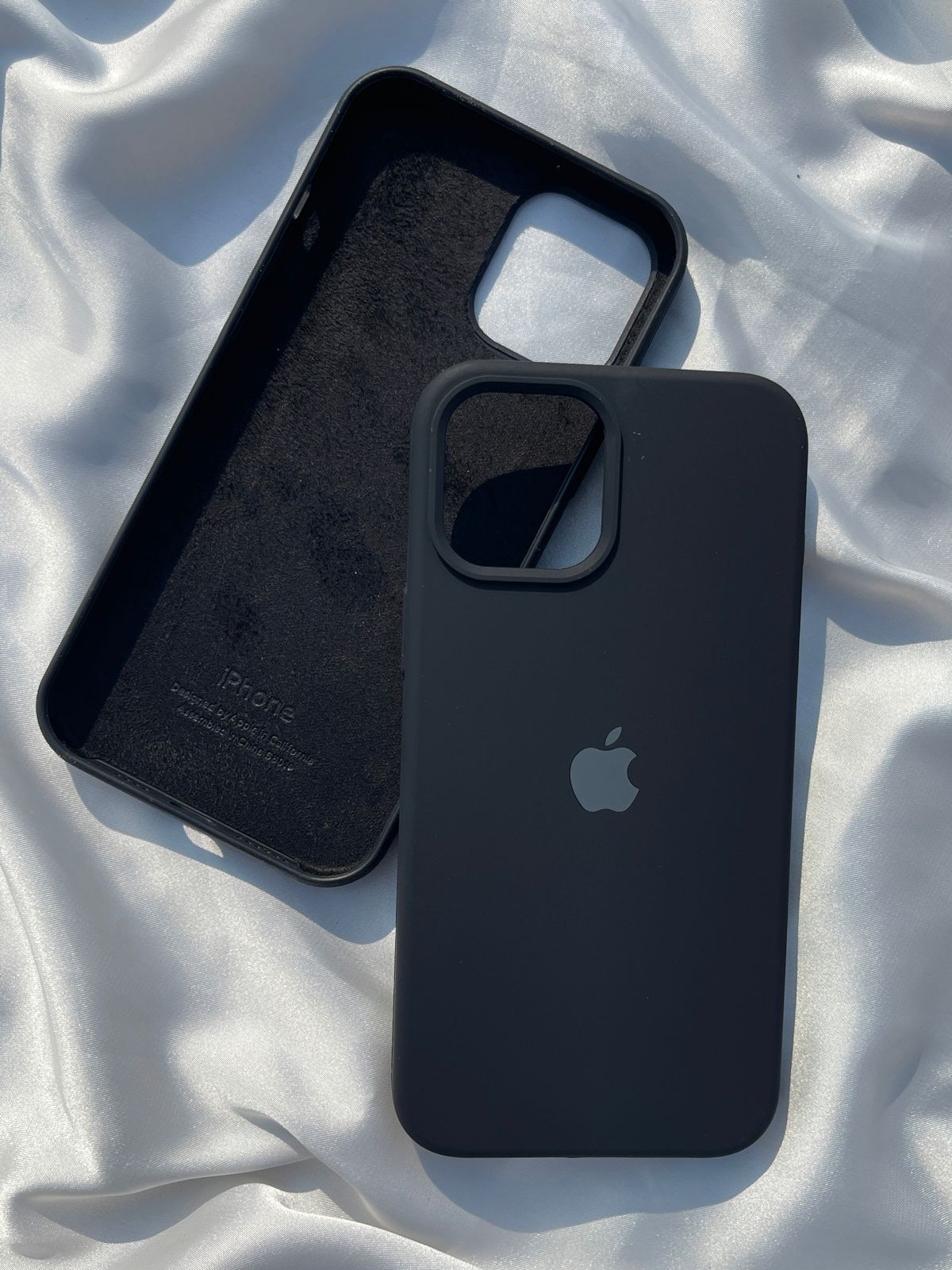 iPhone "12 Pro Max" Silicone Case "Black"