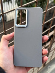 Samasung Galaxy "A72" Leather Textured Case - Gray