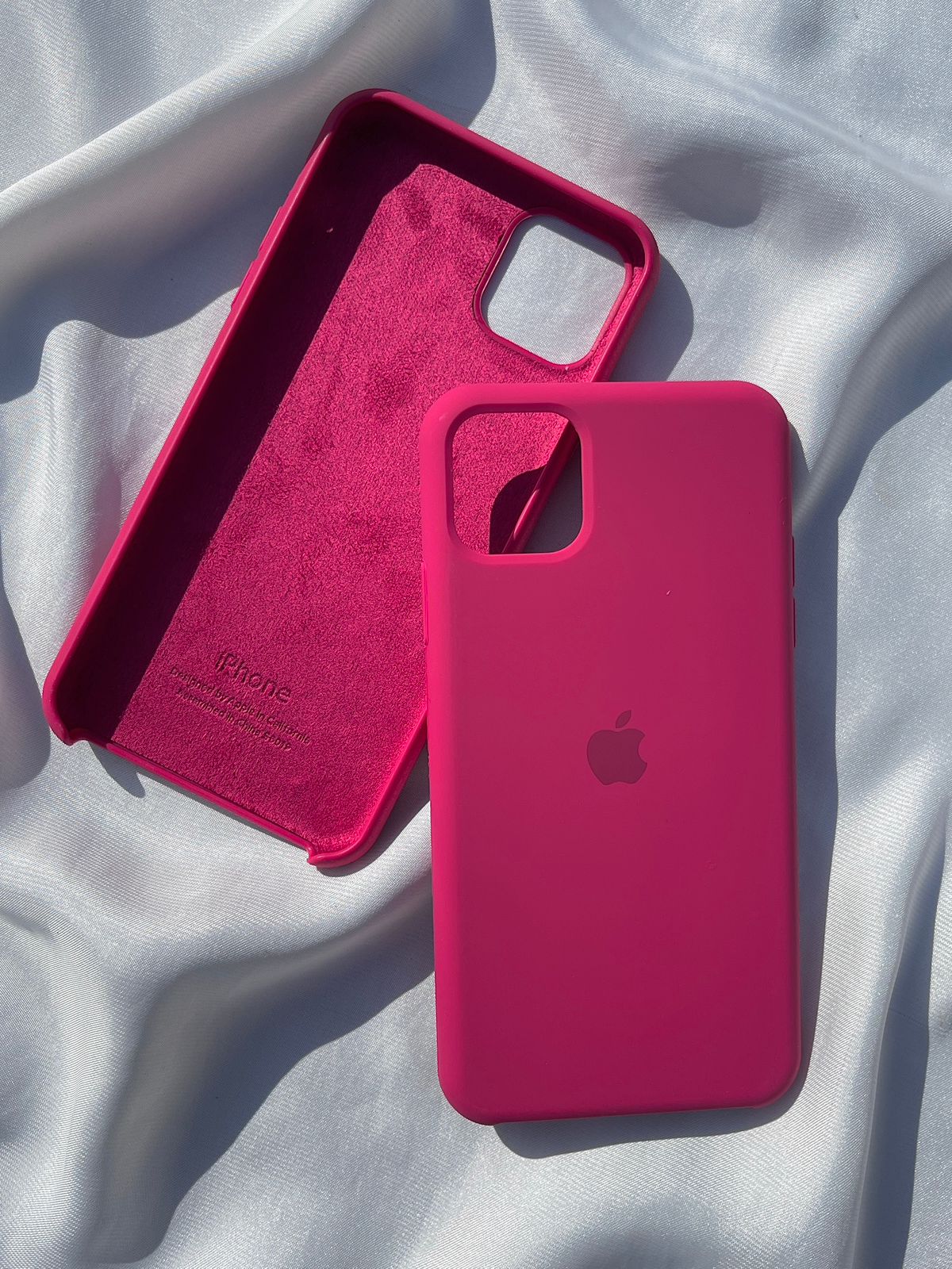 iPhone "11 Pro Max" Silicone Case "Neon Pink"