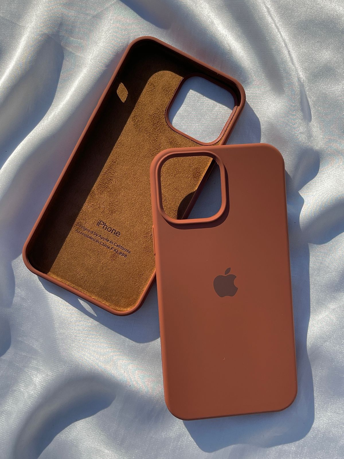 iPhone "13 Pro Max" Silicone Case "Chocolate Brown"