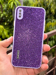 iPhone "X/XS" Glitter Sparkle Case - Purple