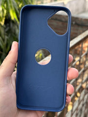 iPhone "16 Plus" Spigen Premium Woven Stitched Case - Blue