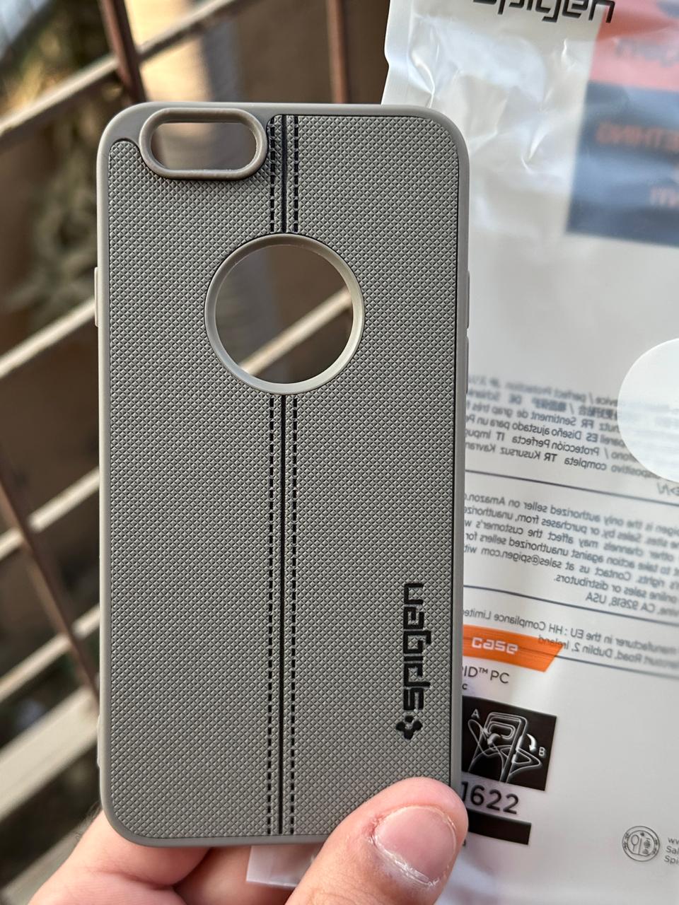iPhone "6/6s" Spigen Premium Woven Stitched Case - Gray
