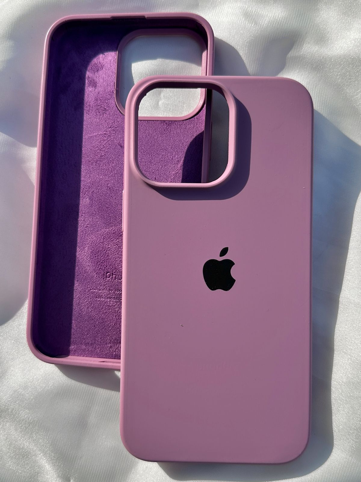 iPhone "15 Pro Max" Silicone Case "Dusty Pink"