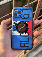 iPhone "11 Pro" Silicone "Retro" Edition Case - Blue