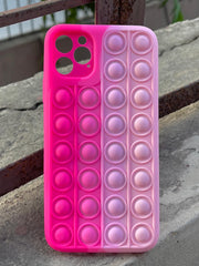 iPhone "11 Pro Max" Fidget Stress Release Pop-Up Case - Pink