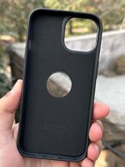 iPhone "15" Spigen Premium Woven Stitched Case - Black