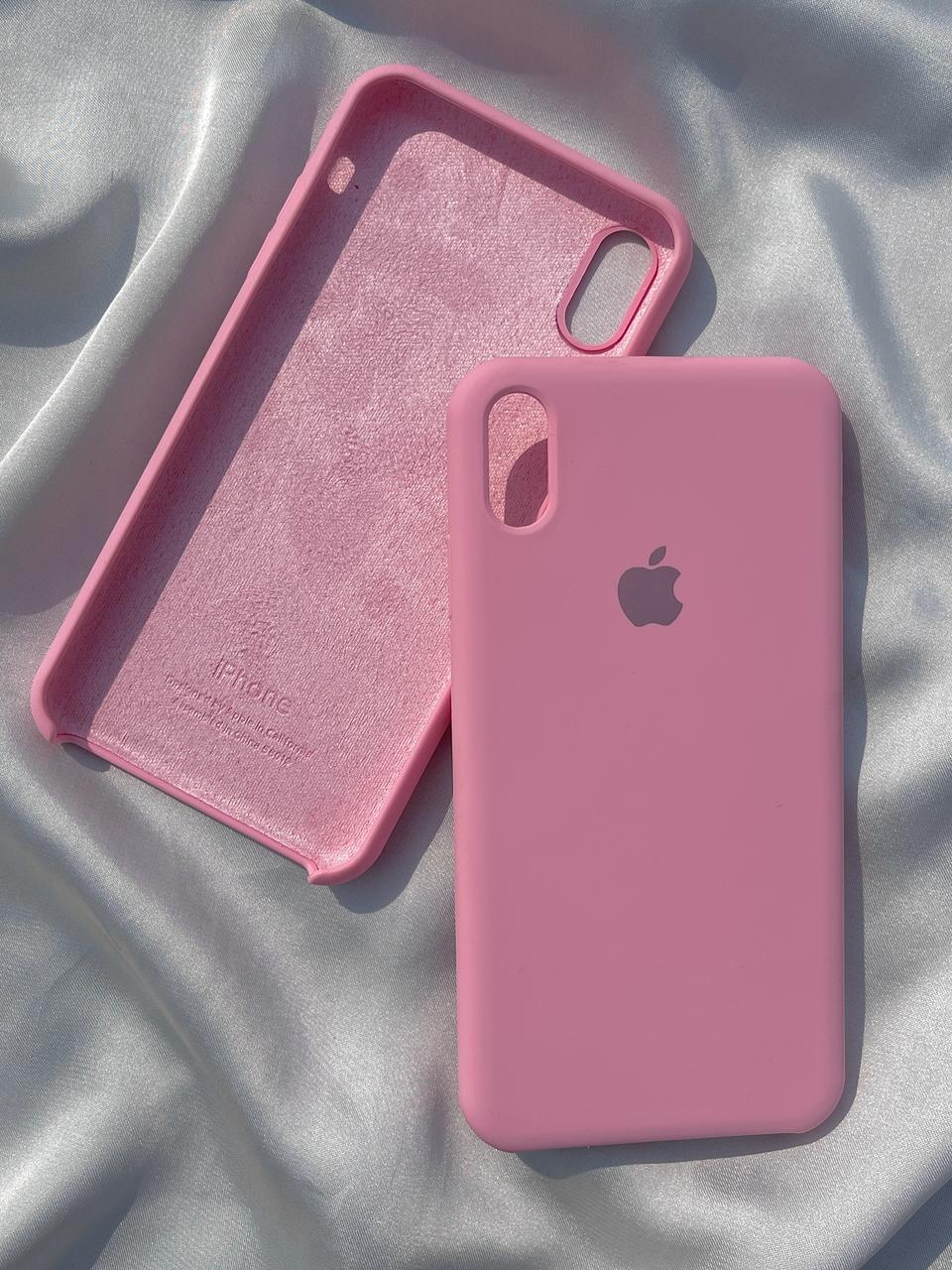 iPhone "XS Max" Silicone Case "Baby Pink"