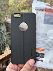 iPhone "6 Plus/ 6s Plus" Spigen Premium Woven Stitched Case - Black