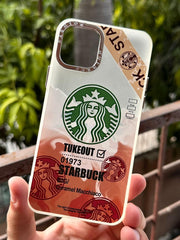 iPhone "11 Pro" Premium Matte "Starbucks" Case - Brown