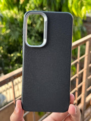 Samsung Galaxy "A55" Leather Textured Case - Black