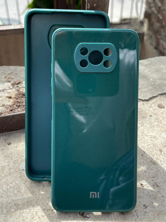 Xiaomi "POCO X3" Tempered Glass "Solid" Case - Green