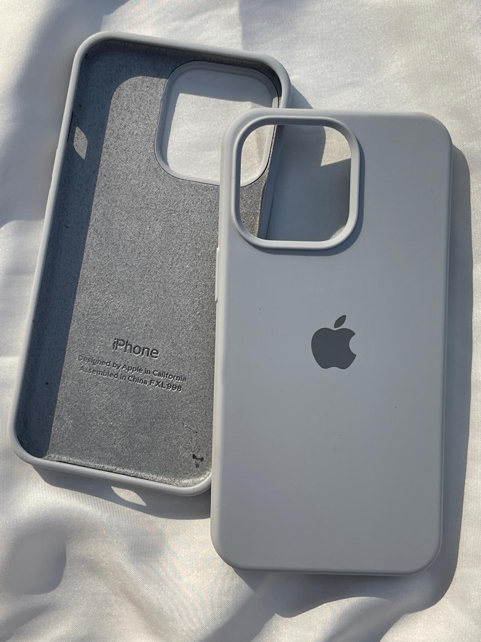 iPhone "13 Pro" Silicone Case "Cool Gray"