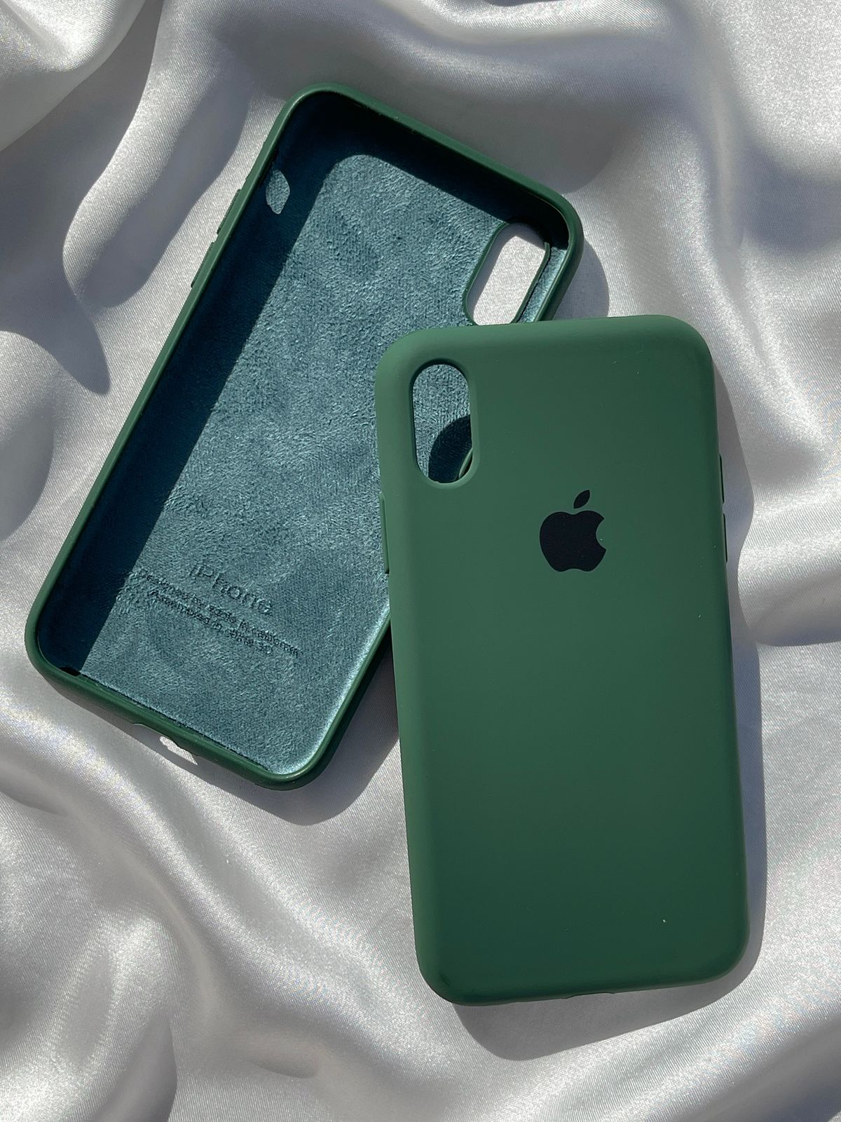 iPhone "X/XS" Silicone Case "Forest Green"