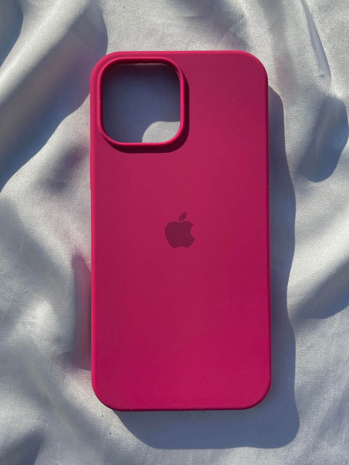 iPhone "13 Pro Max" Silicone Case "Neon Pink"