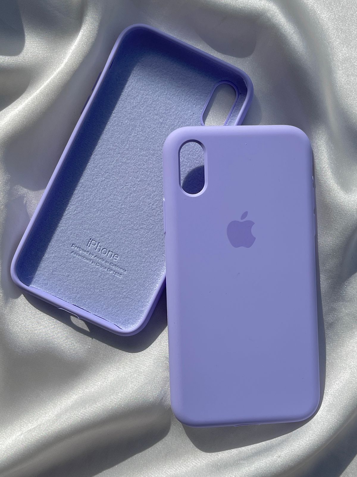 iPhone "X/XS" Silicone Case "Lilac"