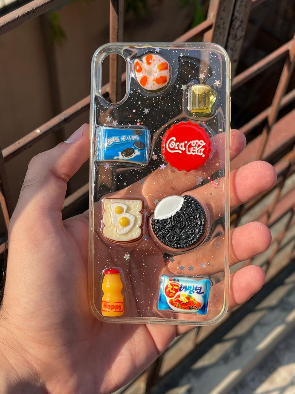 iPhone "X/XS" 3D Translucent Case - Snack Item