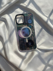 iPhone "13 Pro Max" Translucent Circuit Case