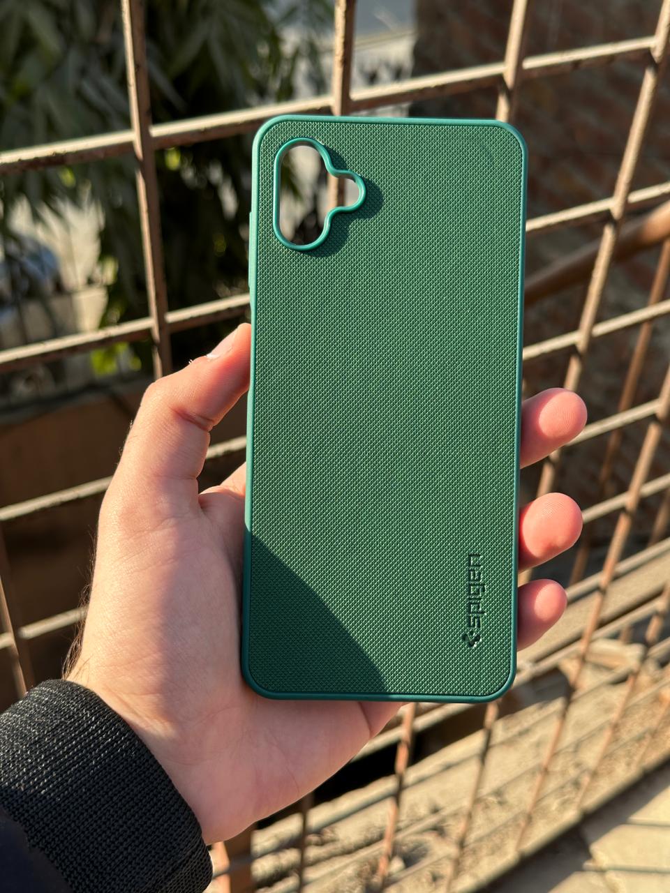 Samsung Galaxy "A04" Spigen Rugged Texture Case - Green