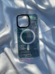 iPhone "13 Pro" Translucent Circuit Case
