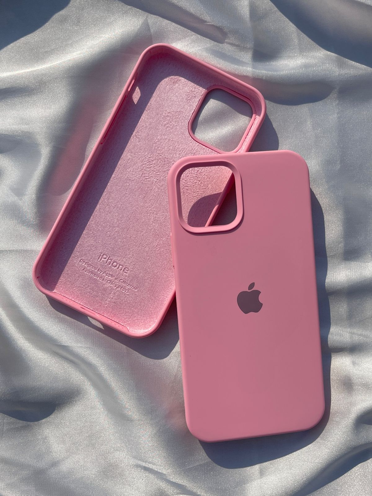iPhone "12/12 Pro" Silicone Case "Baby Pink"