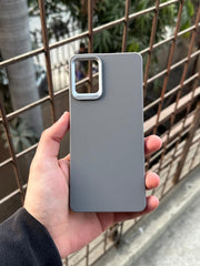 Samasung Galaxy "A71" Leather Textured Case - Gray