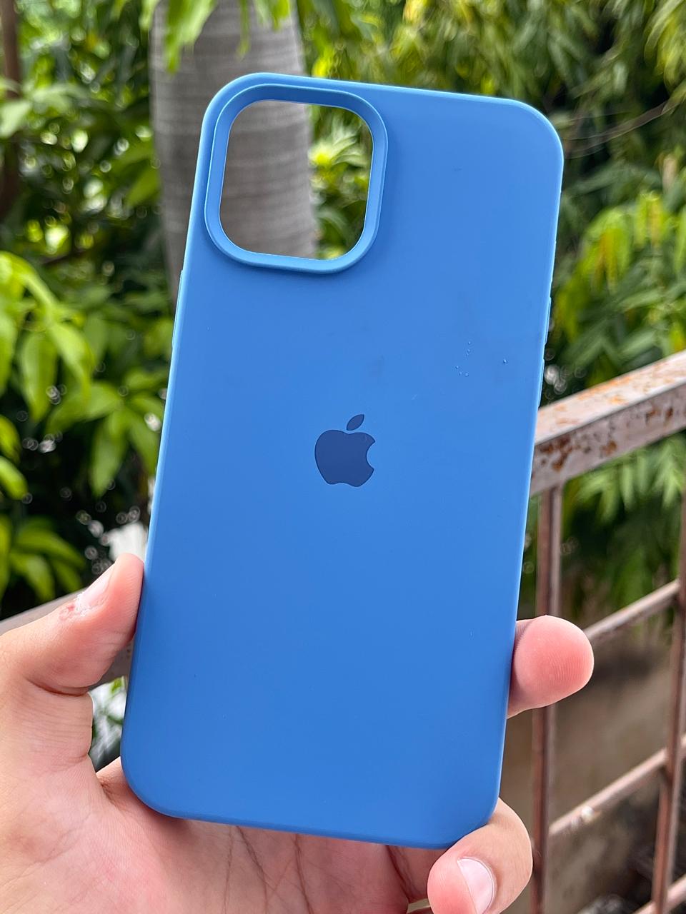 iPhone "12 Pro Max" Silicone Case "Royal Blue"