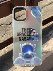 iPhone "11 Pro Max" Rainbow Translucent Shade Matte Case - Space Nasa