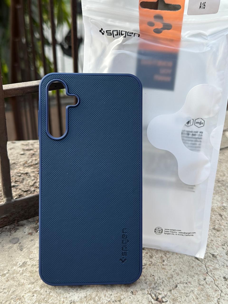 Samsung Galaxy "A15" Spigen Rugged Texture Case - Blue