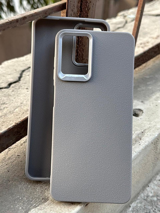 Samsung Galaxy "A12" Leather Textured Case - Gray